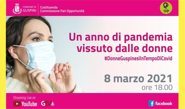 8 marzo - giornata internazionale della donna "un anno di pandemia vissuto dalle donne" incontro online