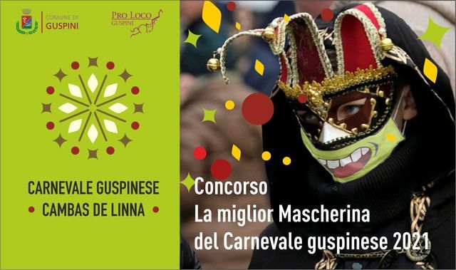 Miglior mascherina del Carnevale Guspinese 2021: pubblicati i risultati finali.
